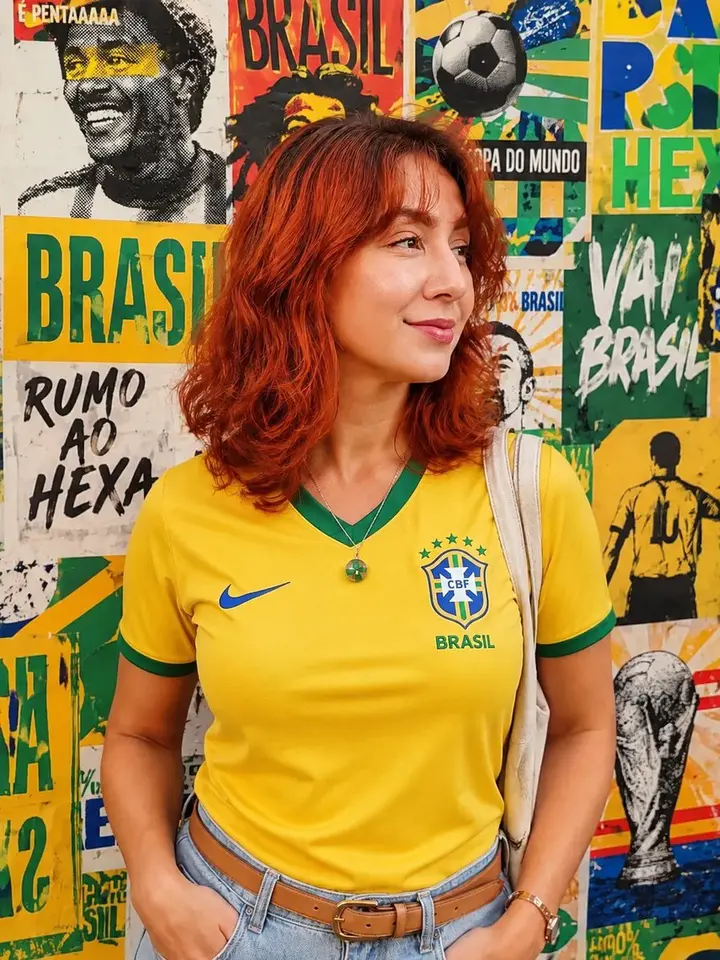 Brazilian Culture Themed Street Portrait Nano Banana 2.1 example
