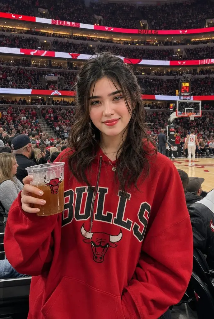 Chicago Bulls Arena Portrait Nano Banana 2.1 example