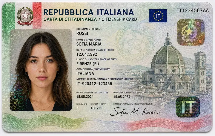 Realistic Identity Card Macro Photography Nano Banana 2.1 example